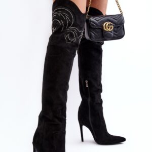 Laarzen met hoge hakken model 188715 Step in style