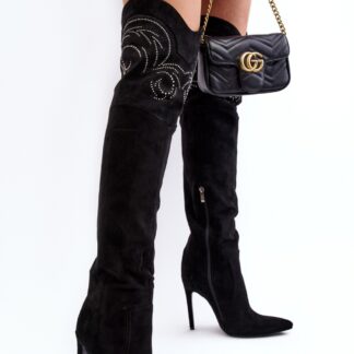 Laarzen met hoge hakken model 188715 Step in style