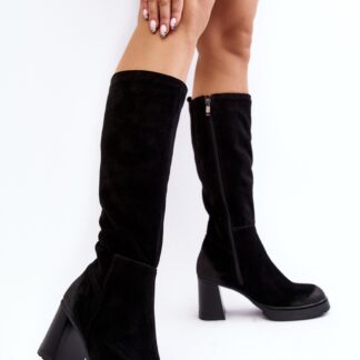 Laarzen met hoge hakken model 189037 Step in style