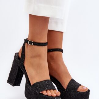 sandalen op hak model 194142 Step in style