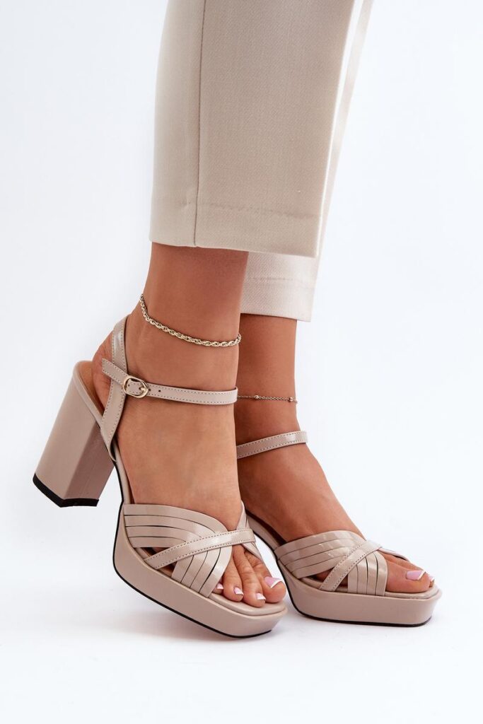 sandalen op hak model 195544 Step in style