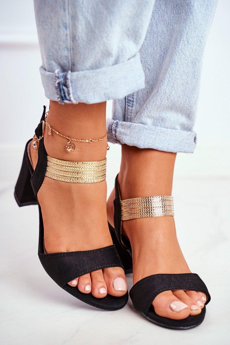 sandalen op hak model 196325 Step in style