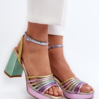 sandalen op hak model 196965 Step in style