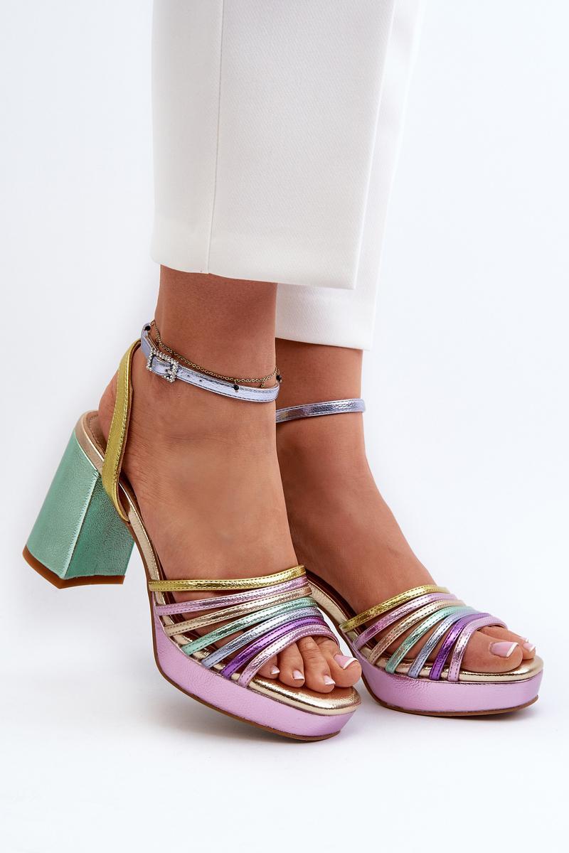 sandalen op hak model 196965 Step in style