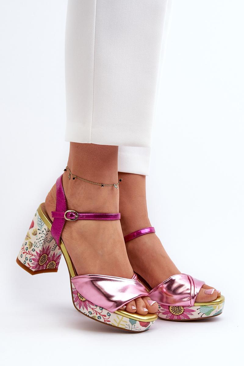 sandalen op hak model 196971 Step in style