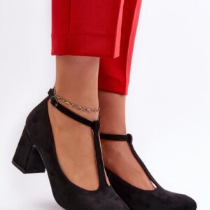 Pumps met dikke hak model 197240 Step in style