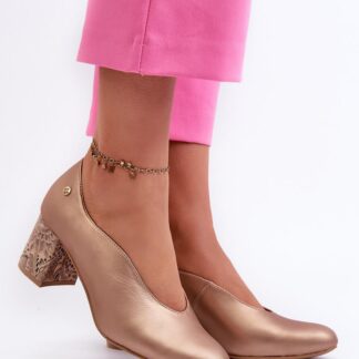 Pumps met dikke hak model 198121 Step in style