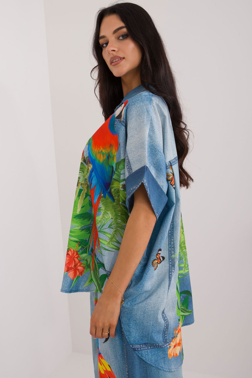 Overhemd met korte mouwen model 198371 Italy Moda - Afbeelding 2