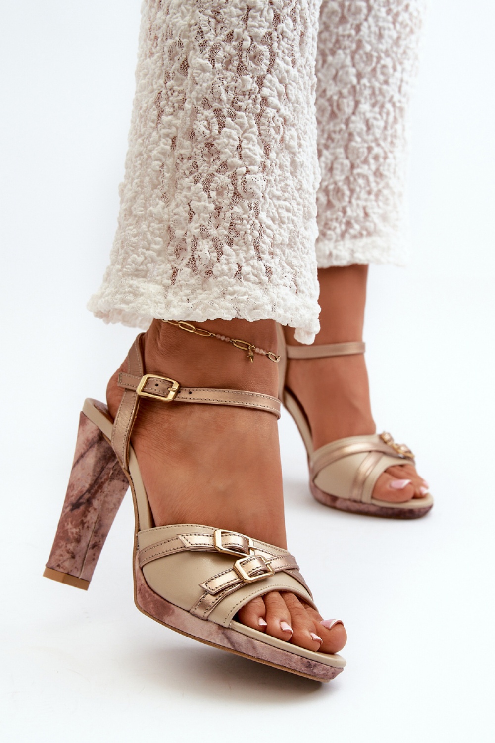 sandalen op hak model 198398 Step in style - Afbeelding 3