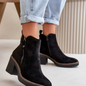 Laarsjes met hoge hak model 199079 Step in style