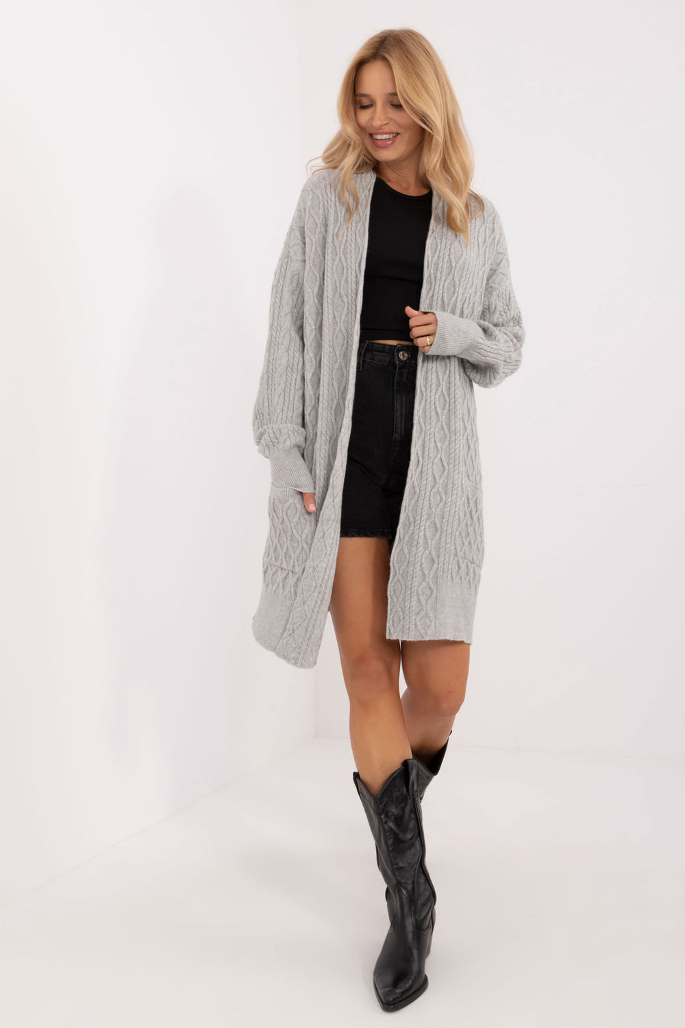 cardigan model 199517 AT - Afbeelding 2