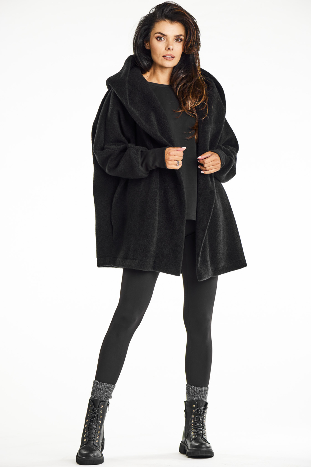 mantel model 200557 awama - Afbeelding 2