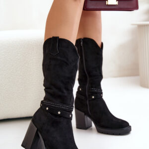 Laarzen met hoge hakken model 201023 Step in style