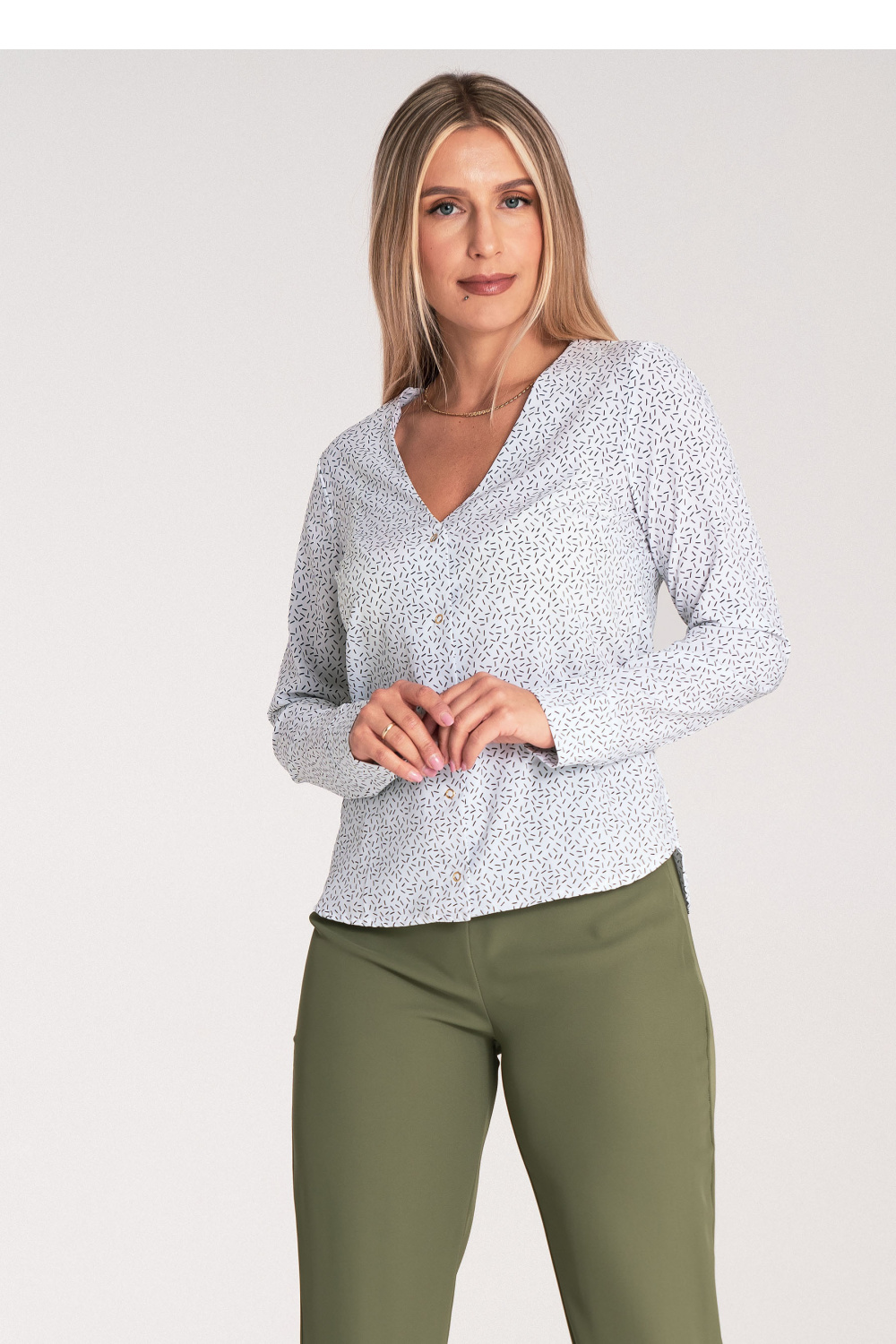 Overhemd met lange mouwen model 201463 Figl