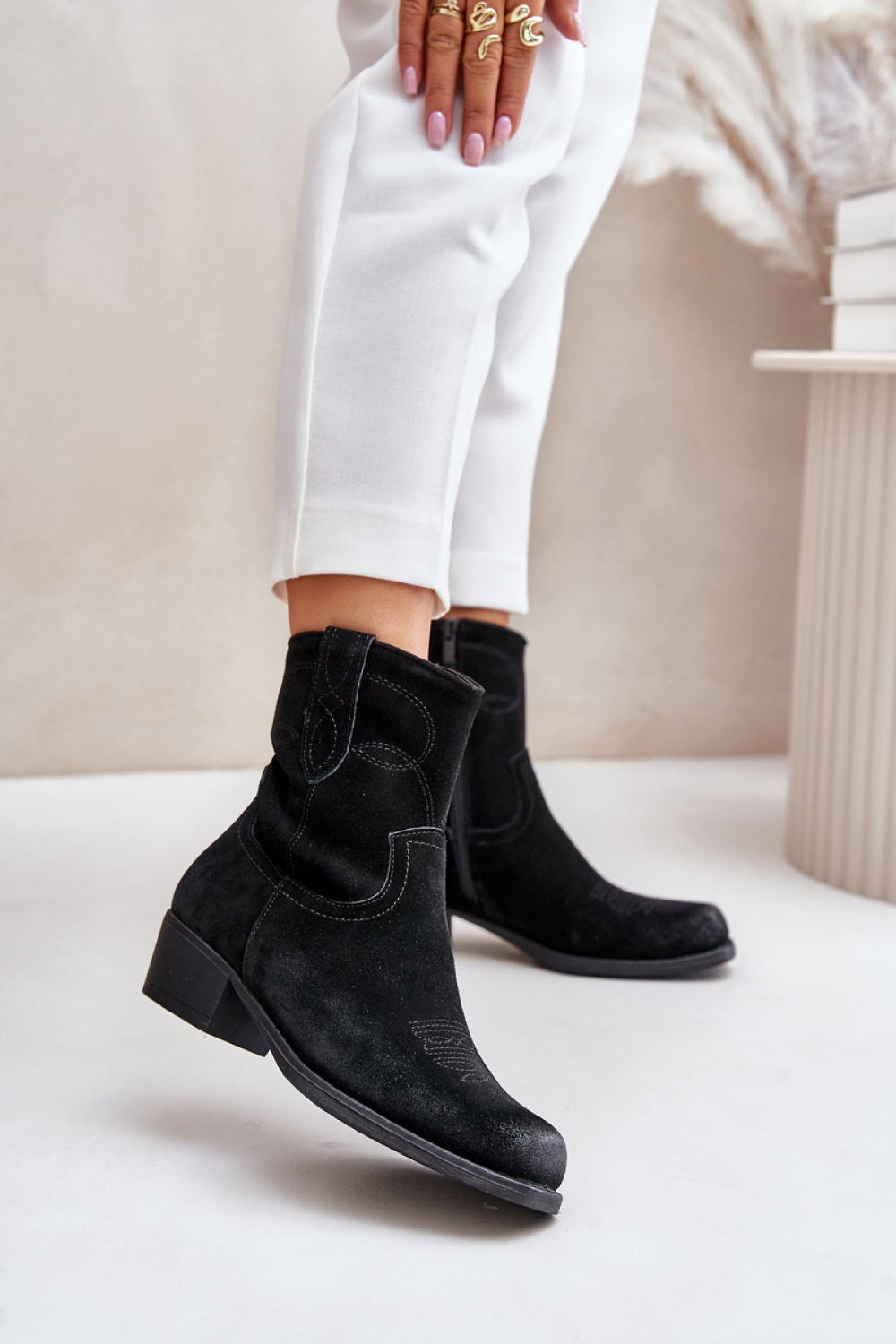 Laarsjes met hoge hak model 201694 Step in style