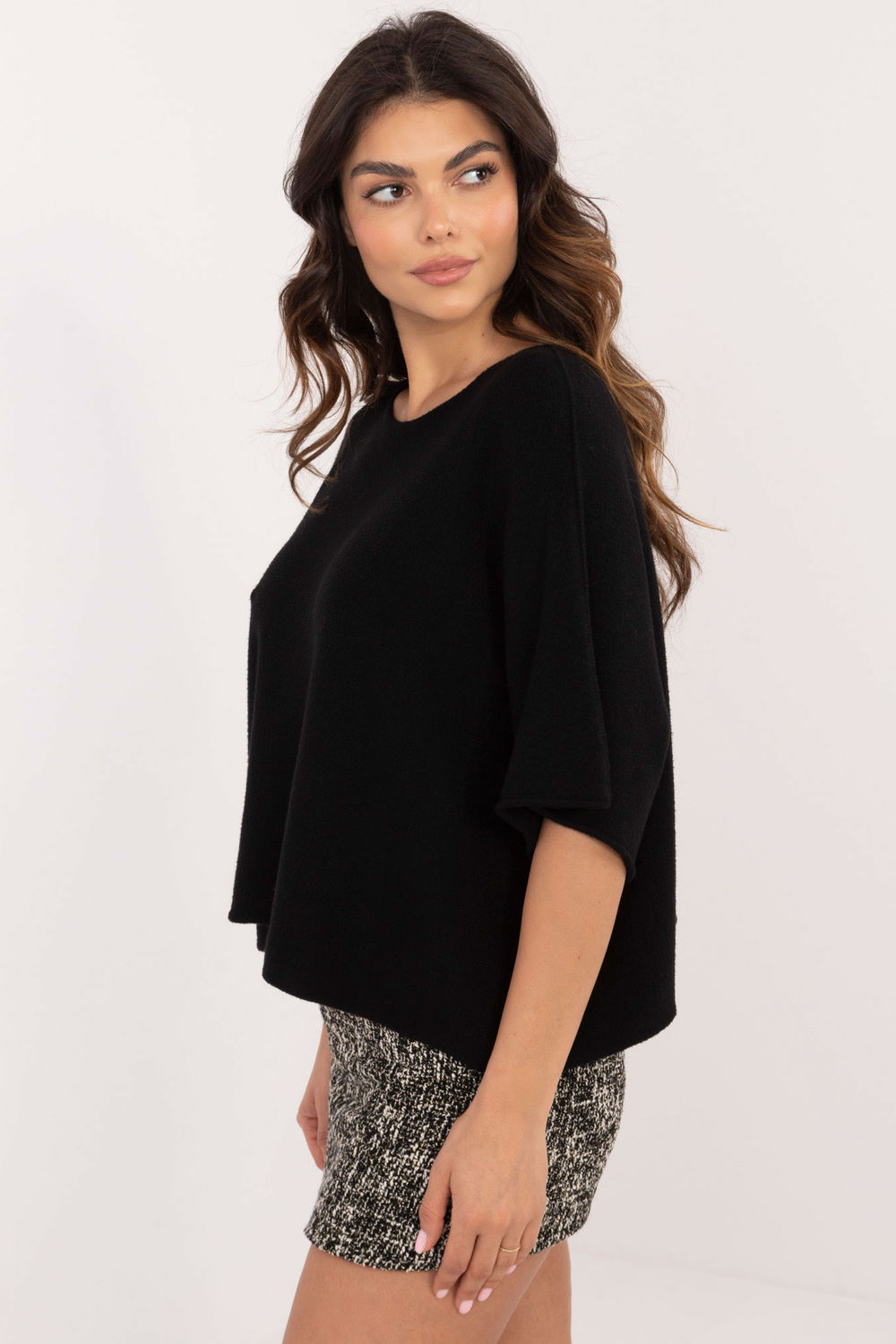 Trui met korte mouwen model 202705 Italy Moda - Afbeelding 2