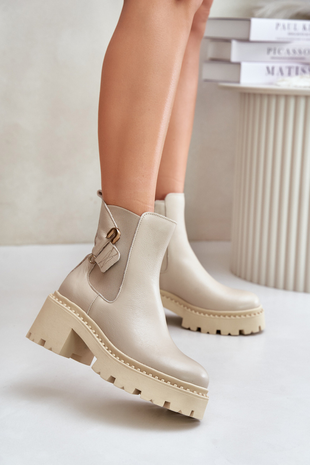 Laarsjes met hoge hak model 202815 Step in style