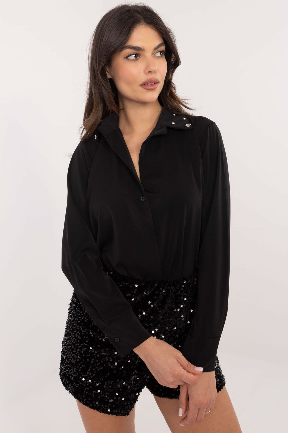 Overhemd met lange mouwen model 203102 Italy Moda - Afbeelding 2
