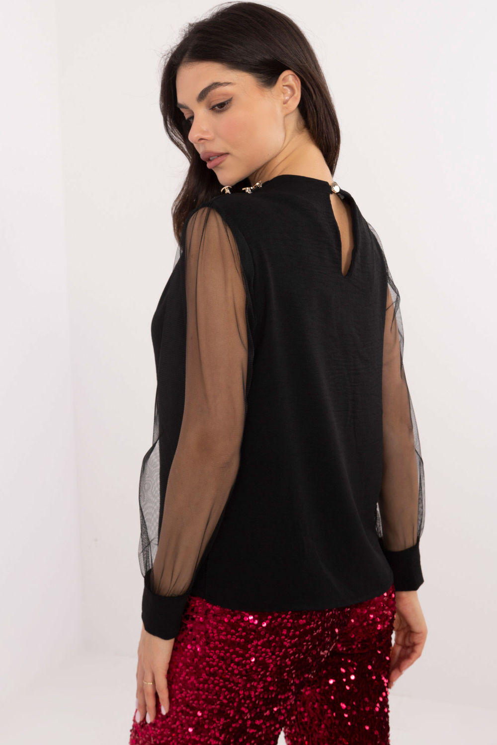 blouse model 203406 Italy Moda - Afbeelding 3