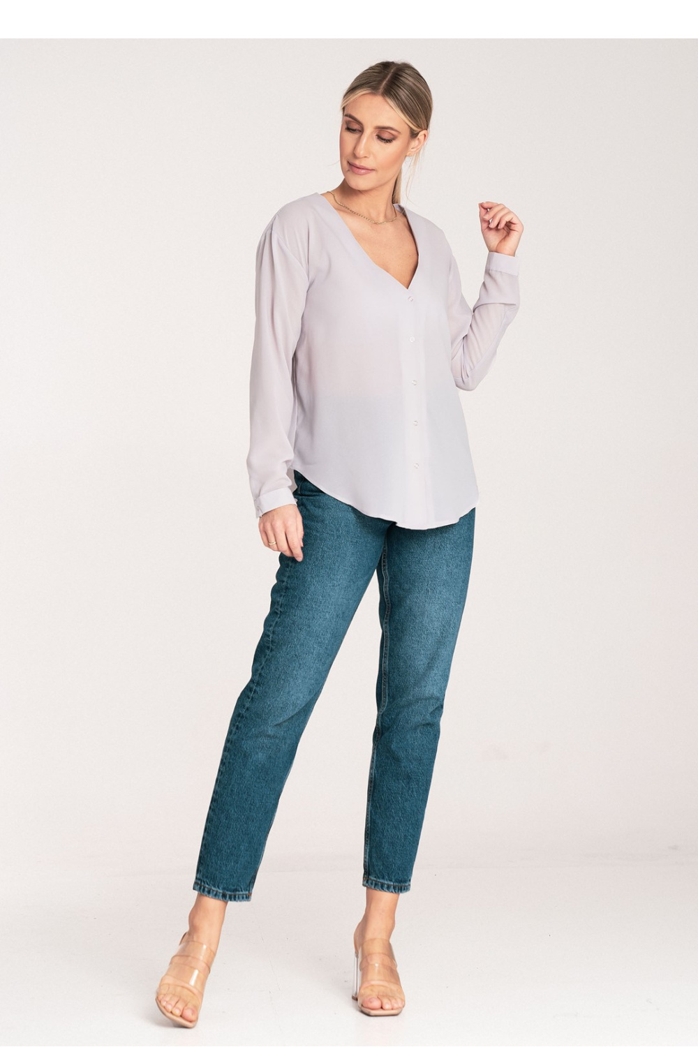 Overhemd met lange mouwen model 204325 Figl - Afbeelding 2