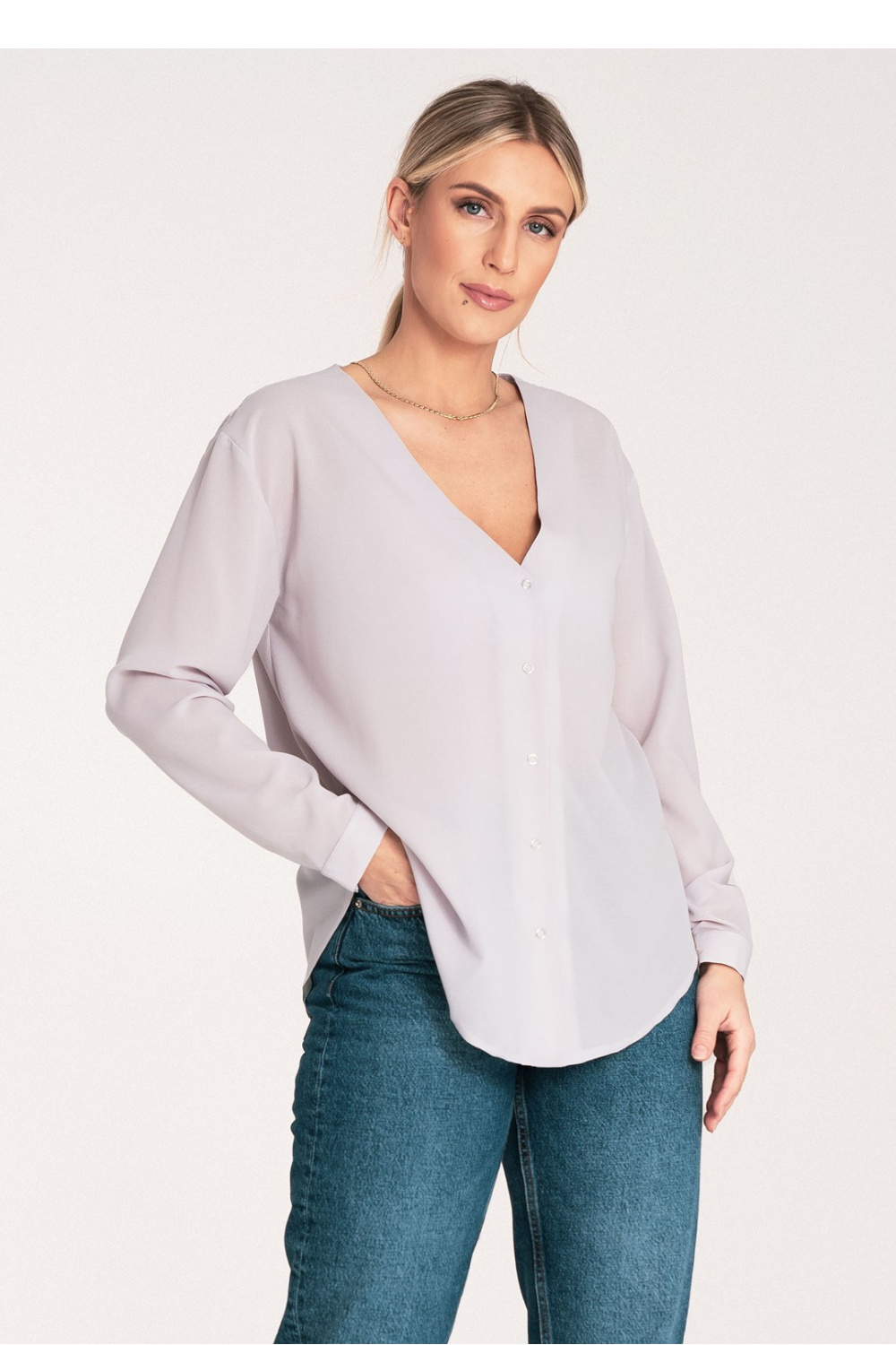 Overhemd met lange mouwen model 204325 Figl - Afbeelding 4