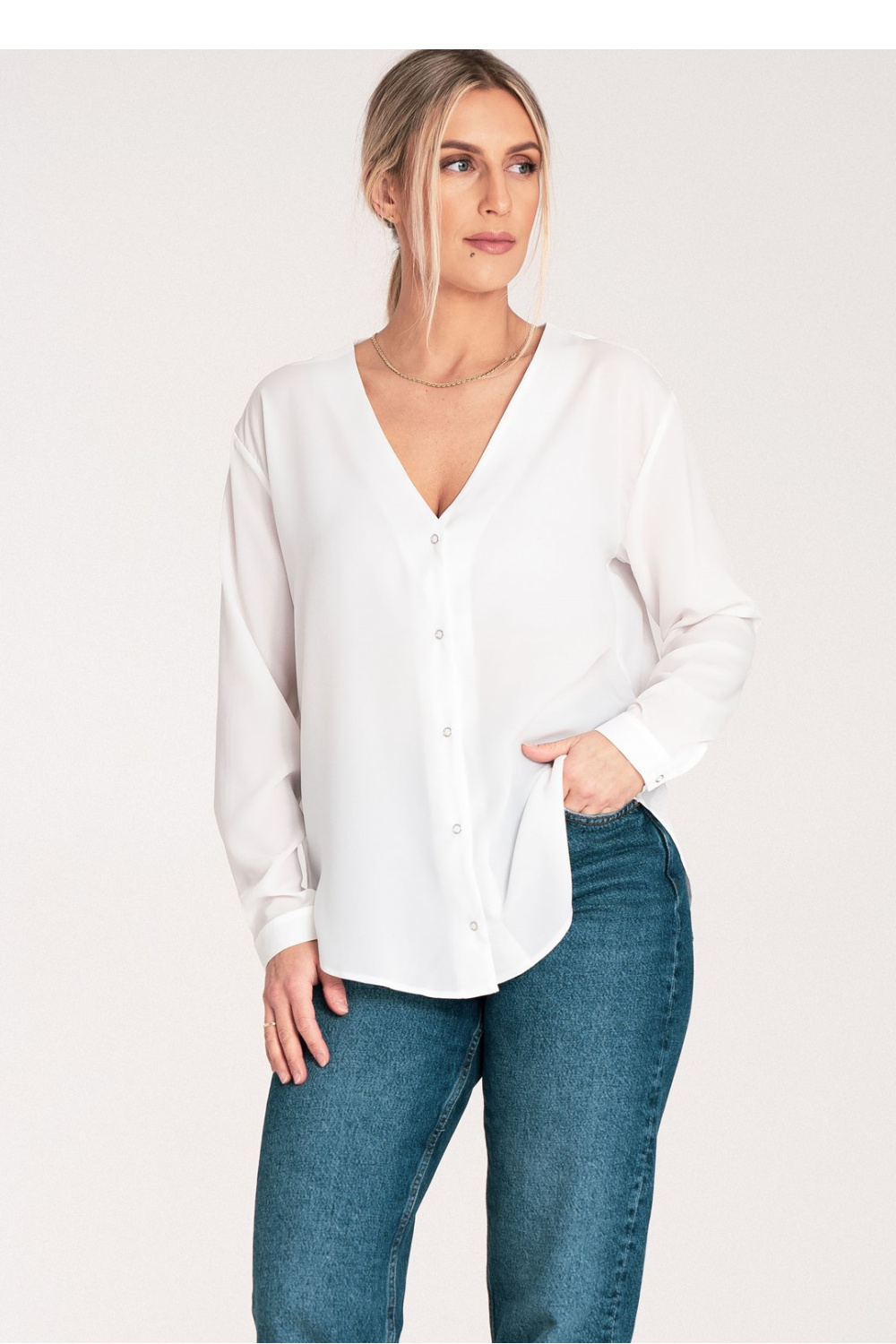Overhemd met lange mouwen model 204326 Figl