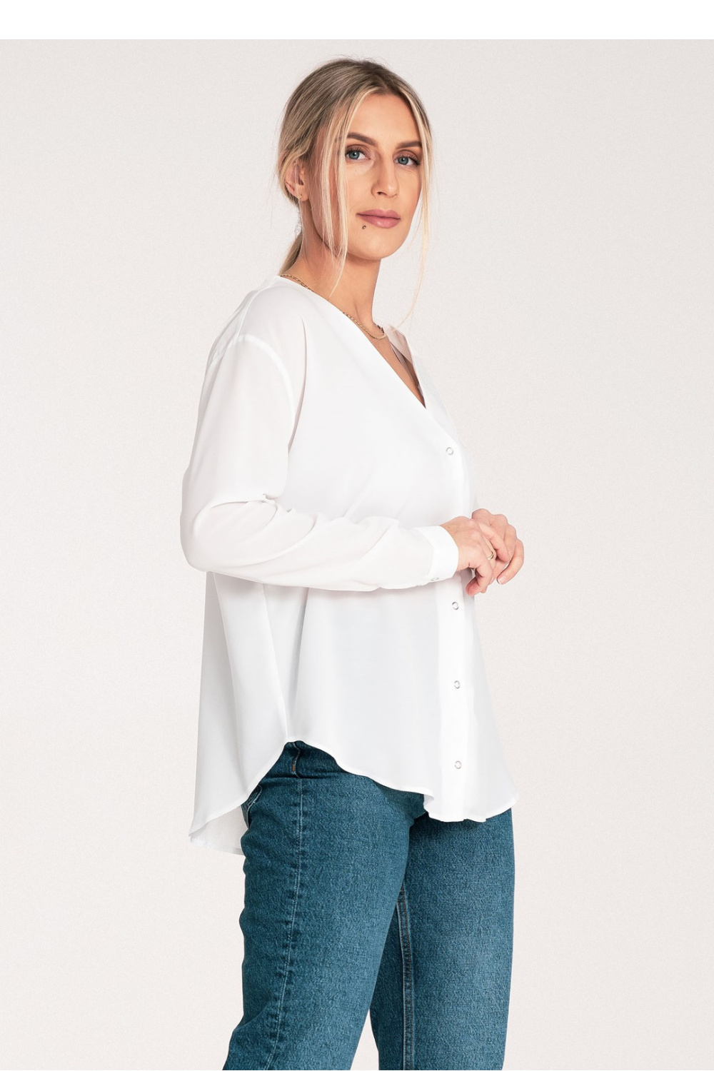 Overhemd met lange mouwen model 204326 Figl - Afbeelding 2