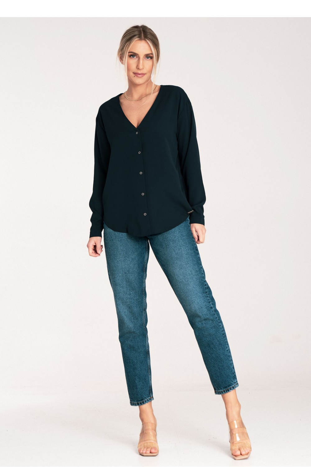 Overhemd met lange mouwen model 204327 Figl - Afbeelding 2