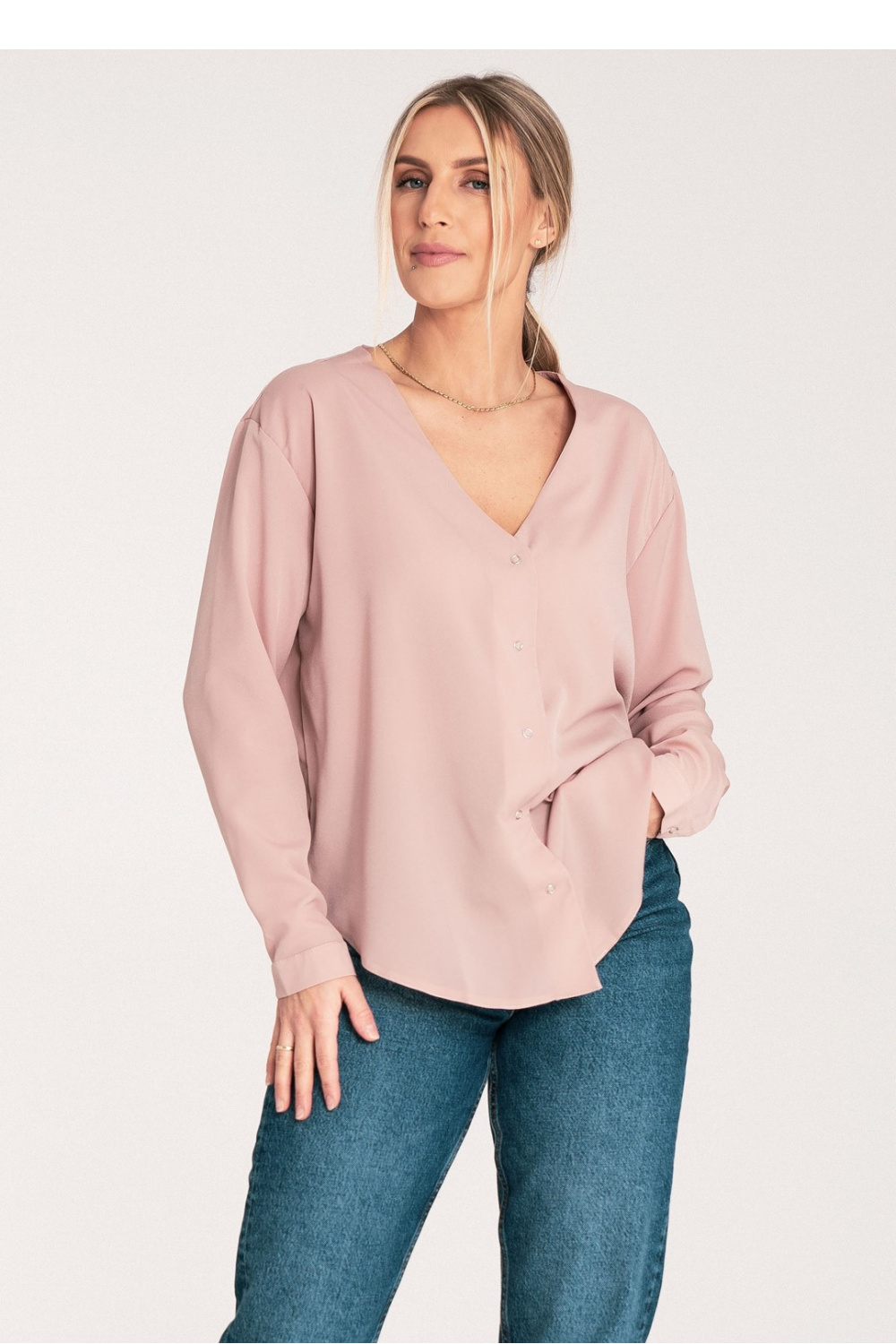 Overhemd met lange mouwen model 204328 Figl - Afbeelding 2