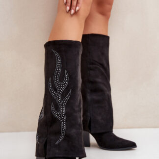 Laarzen met hoge hakken model 204656 Step in style