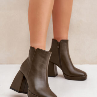 Laarsjes met hoge hak model 204677 Step in style