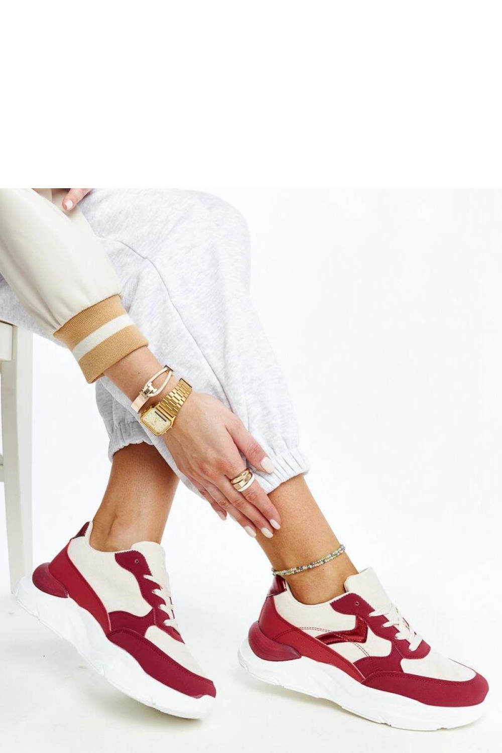 Sportchoenen op een platform model 207428 Solea