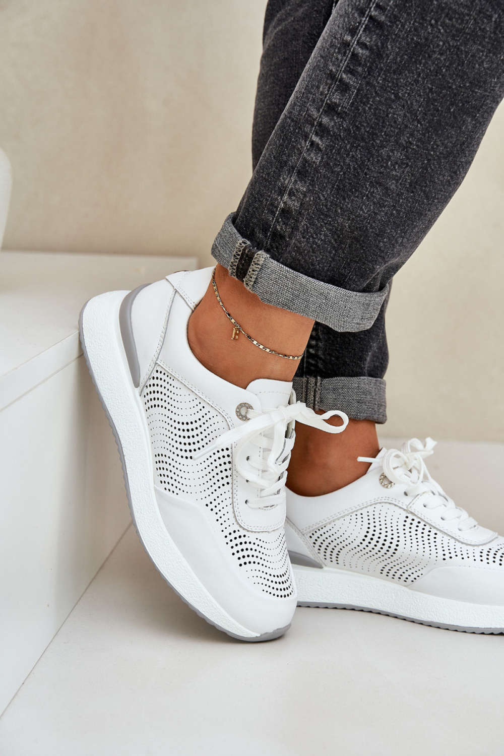 Sportchoenen op een platform model 209059 Step in style - Afbeelding 3