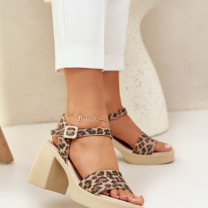 sandalen op hak model 210703 Step in style