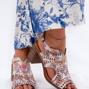 sandalen op hak model 211363 Step in style