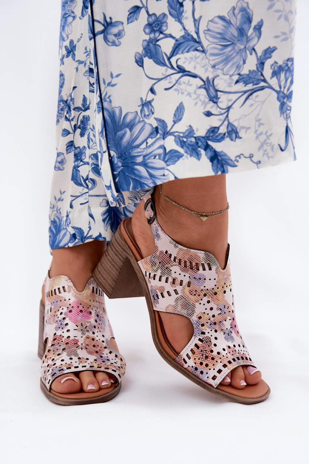 sandalen op hak model 211363 Step in style