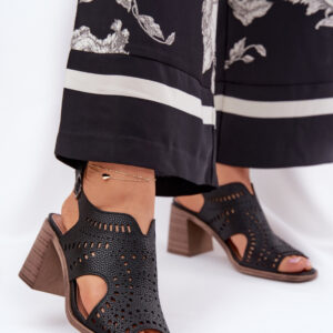sandalen op hak model 211365 Step in style