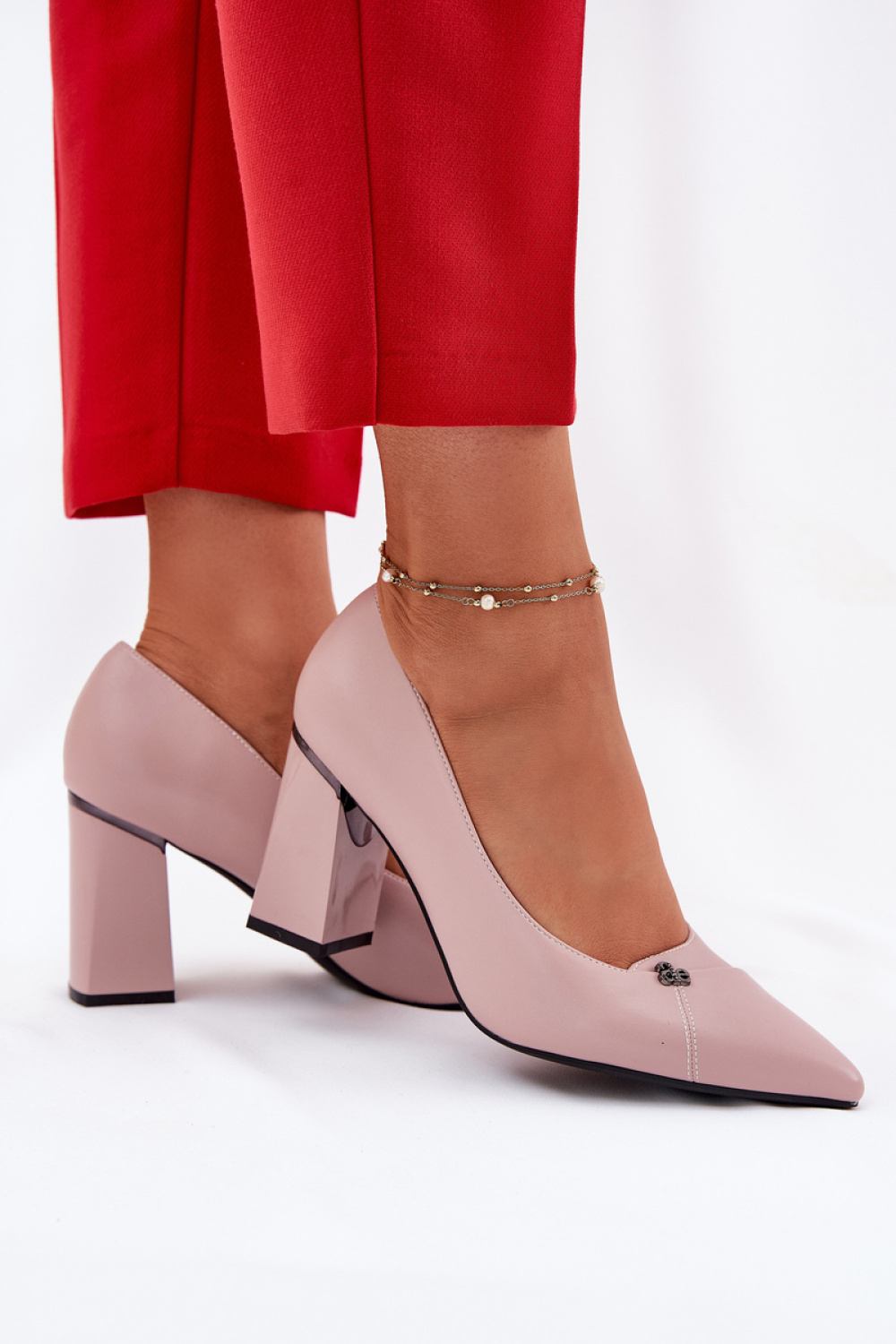 Pumps met dikke hak model 211983 Step in style