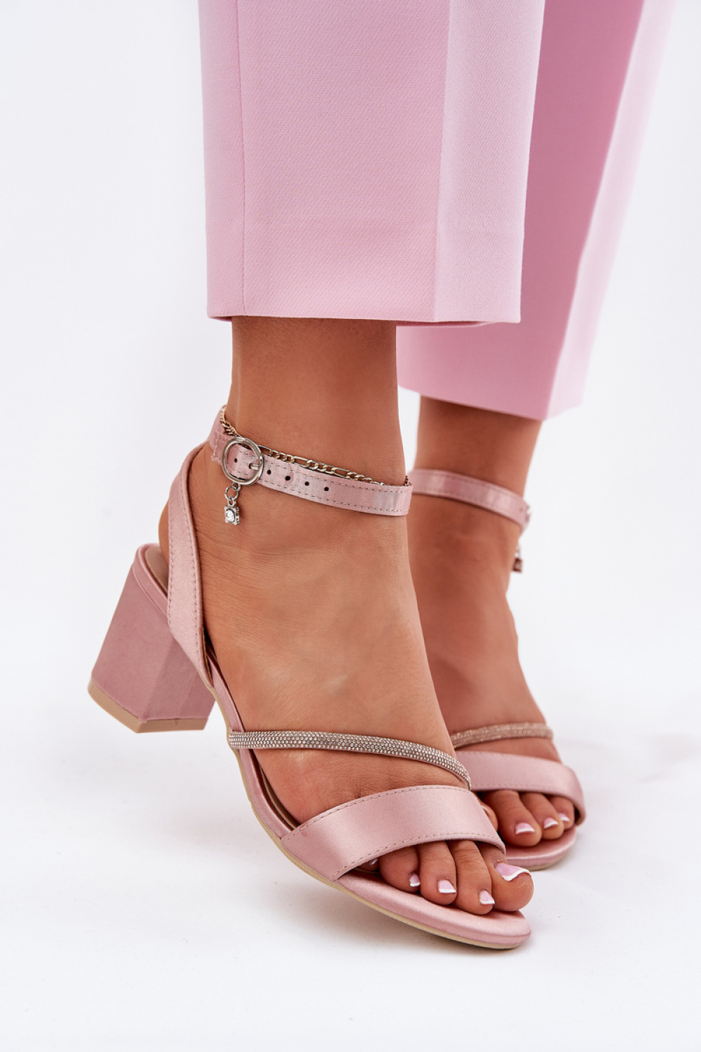 sandalen op hak model 213010 Step in style