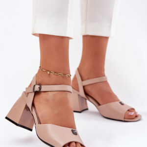 sandalen op hak model 213185 Step in style