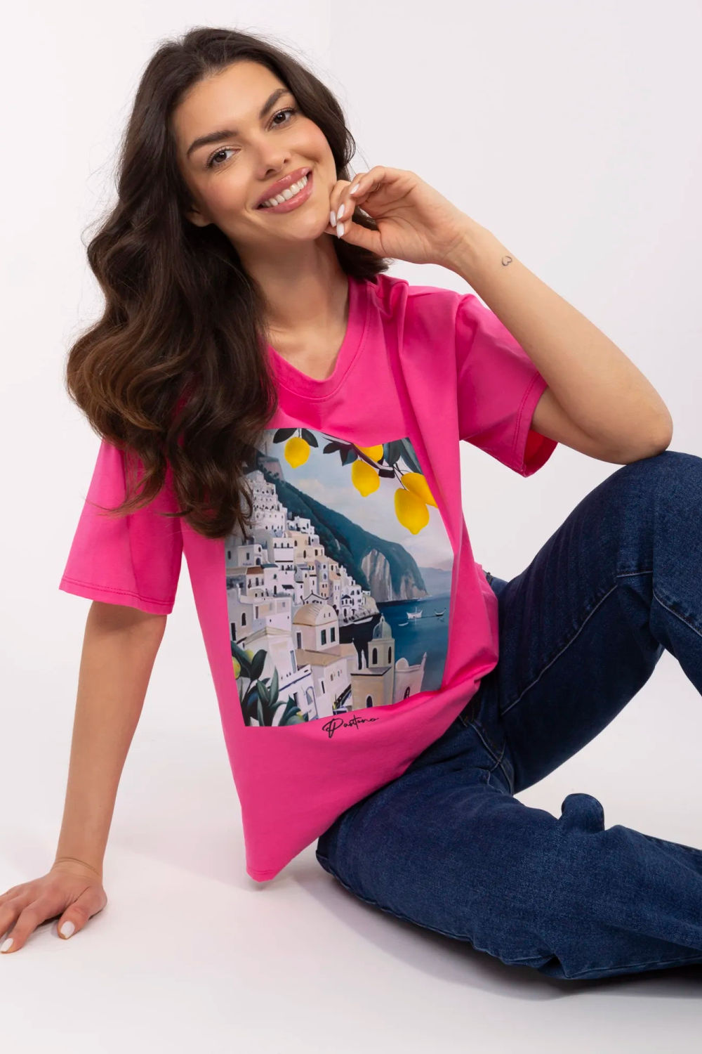 T-shirt model 213261 Italy Moda - Afbeelding 4
