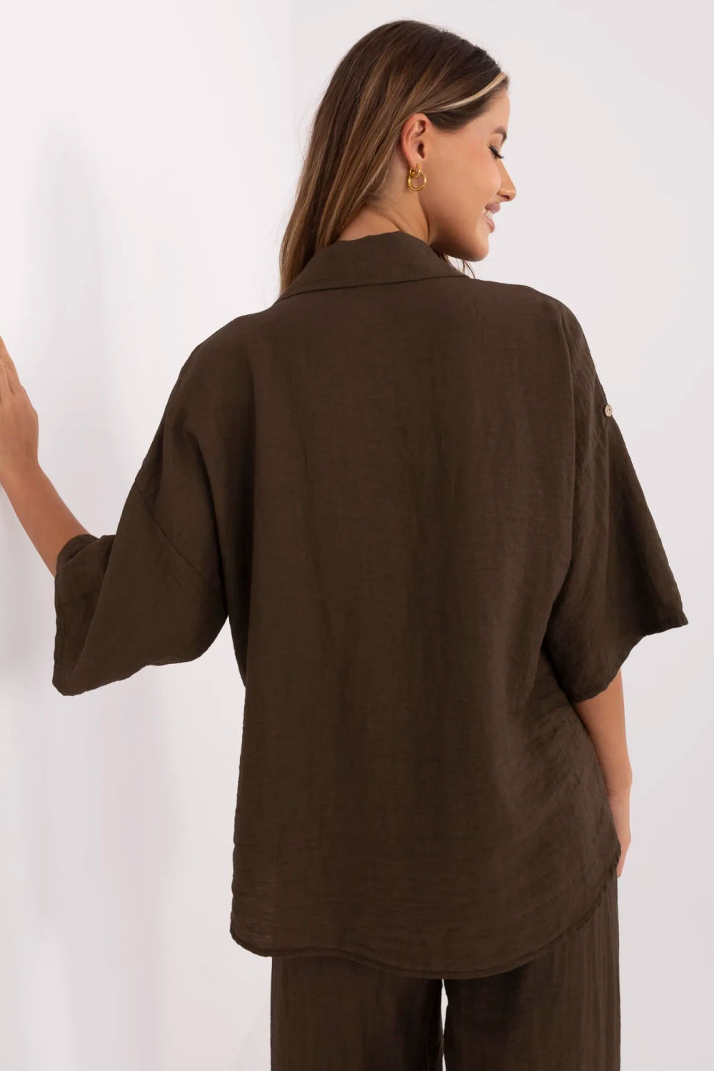 Damesoverhemd model 214053 Italy Moda - Afbeelding 3