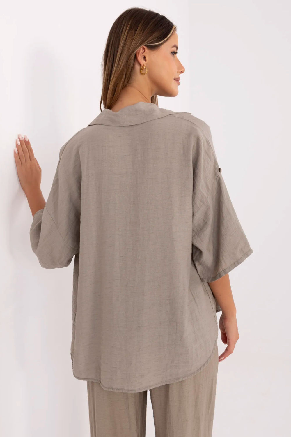 Damesoverhemd model 214057 Italy Moda - Afbeelding 3