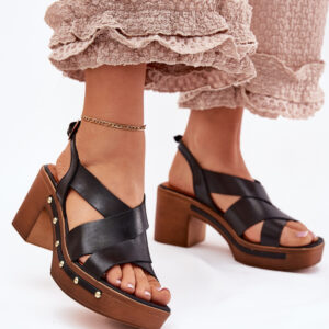 sandalen op hak model 214744 Step in style