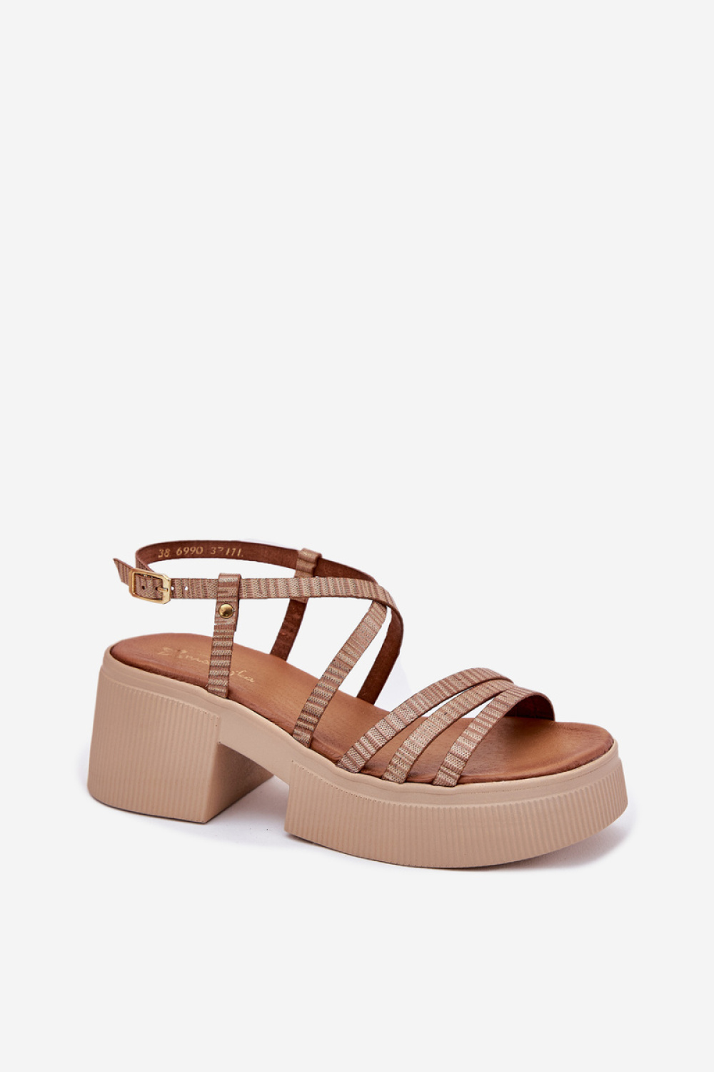 sandalen op hak model 214994 Step in style - Afbeelding 2