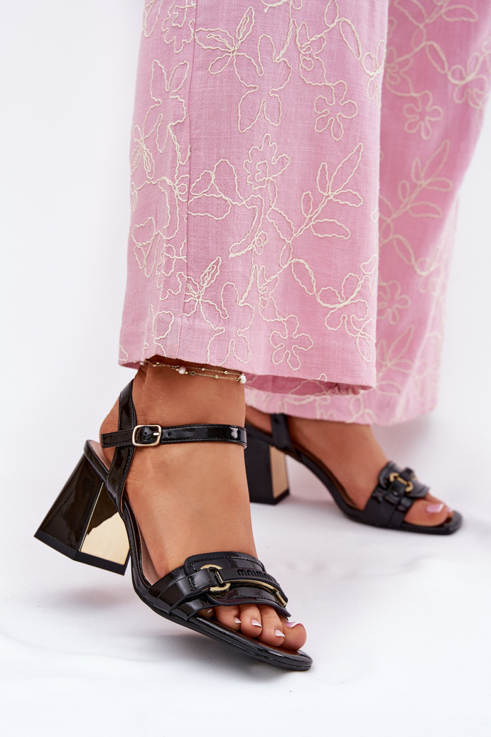 sandalen op hak model 215347 Step in style
