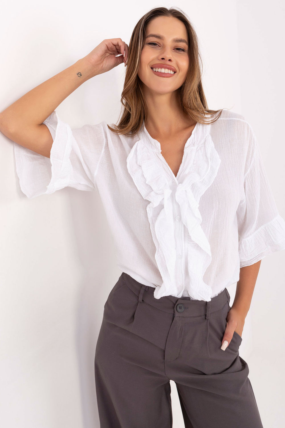 Damesoverhemd model 215812 Italy Moda