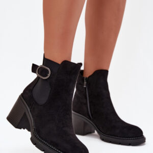 Laarsjes met hoge hak model 216653 Step in style