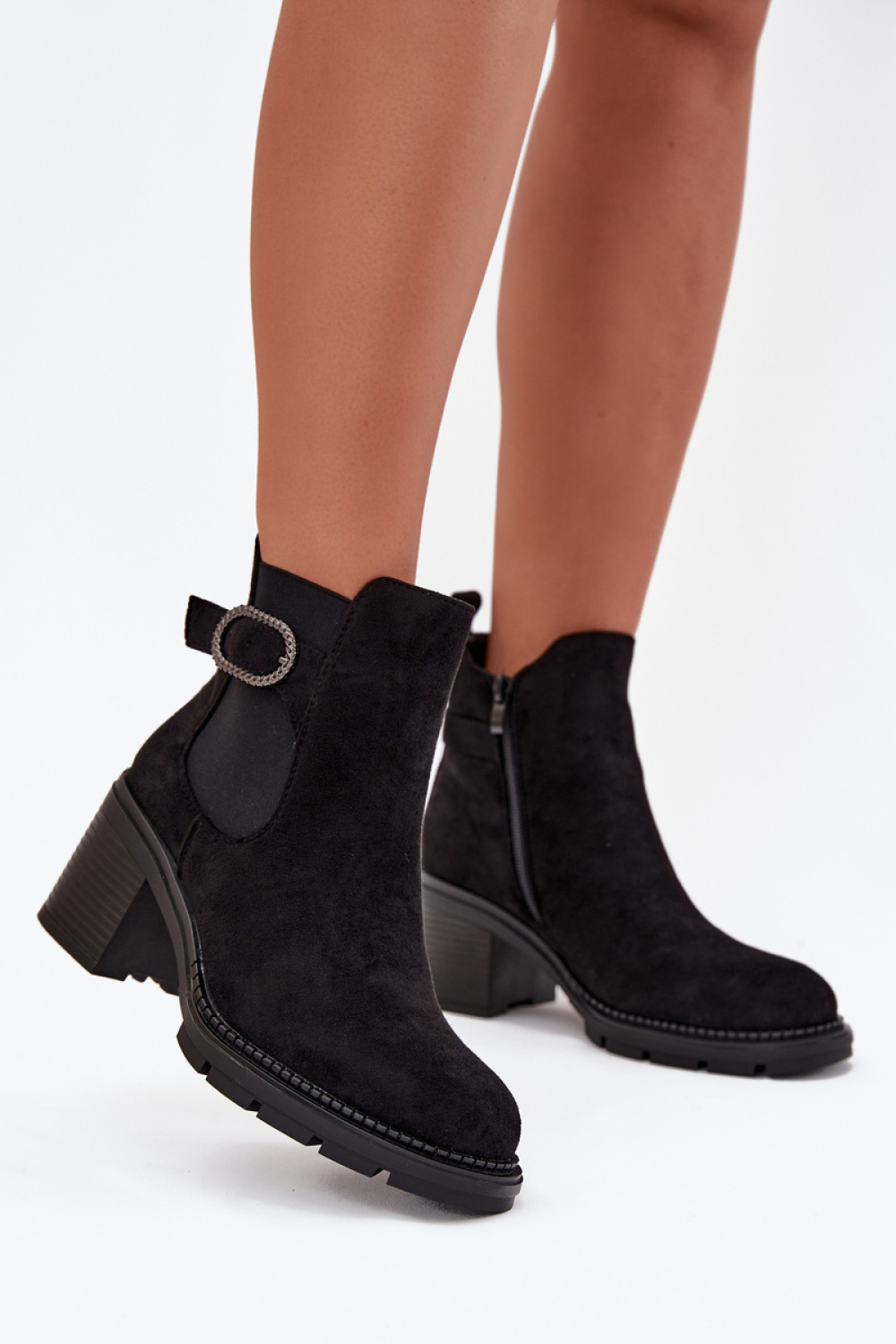 Laarsjes met hoge hak model 216653 Step in style