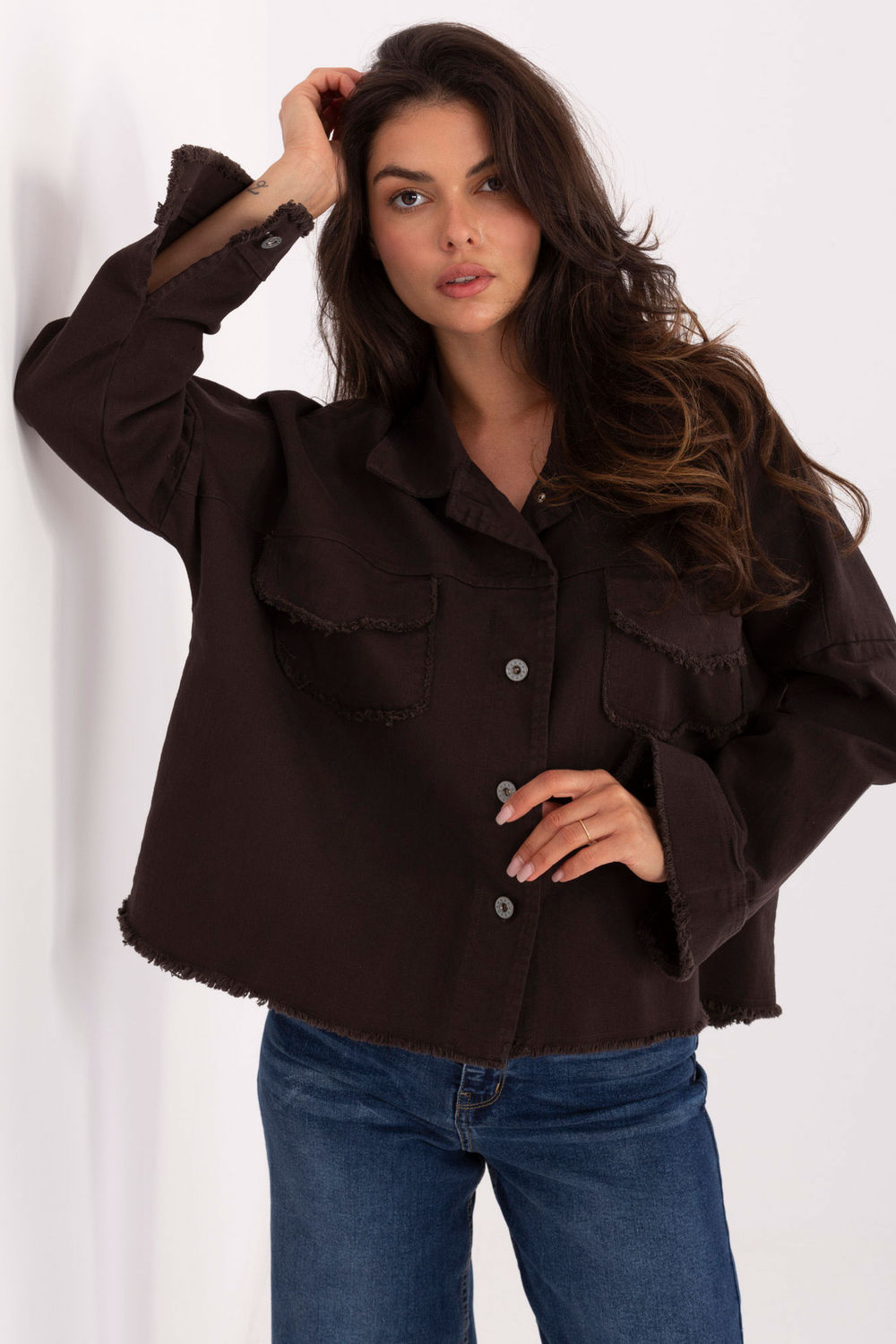 Overhemd met lange mouwen model 216738 Rue Paris - Afbeelding 2